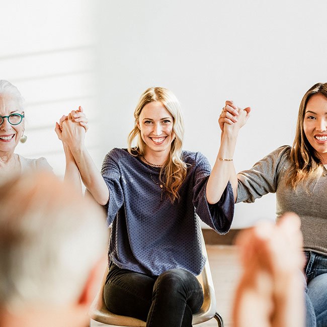 Group Holding Hands